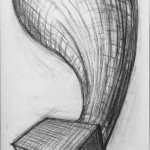 charcoal on paper, 83 x 36 cm, 2013