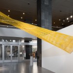 Absperrband 17/09, Installation im Kunstverein Bayreuth, 2017