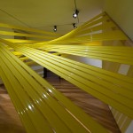 barrier tape 25/07, Installation Kunstverein Lemgo, 2025, detail