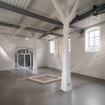 Fichte, Folie 20/06, Installation im Alten Schlachthaus, Mosbach, 2020