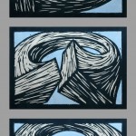 woodcut 05/01, each 30 x 40 cm, 2005